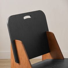 SoBuy SoBuy HFST03-SCH kuchyňská židle Dětská židle Nábytek do dětského pokoje Černá 53x78x56cm