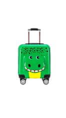 AUR Dětský cestovní 3D kufr DINO - hranatý