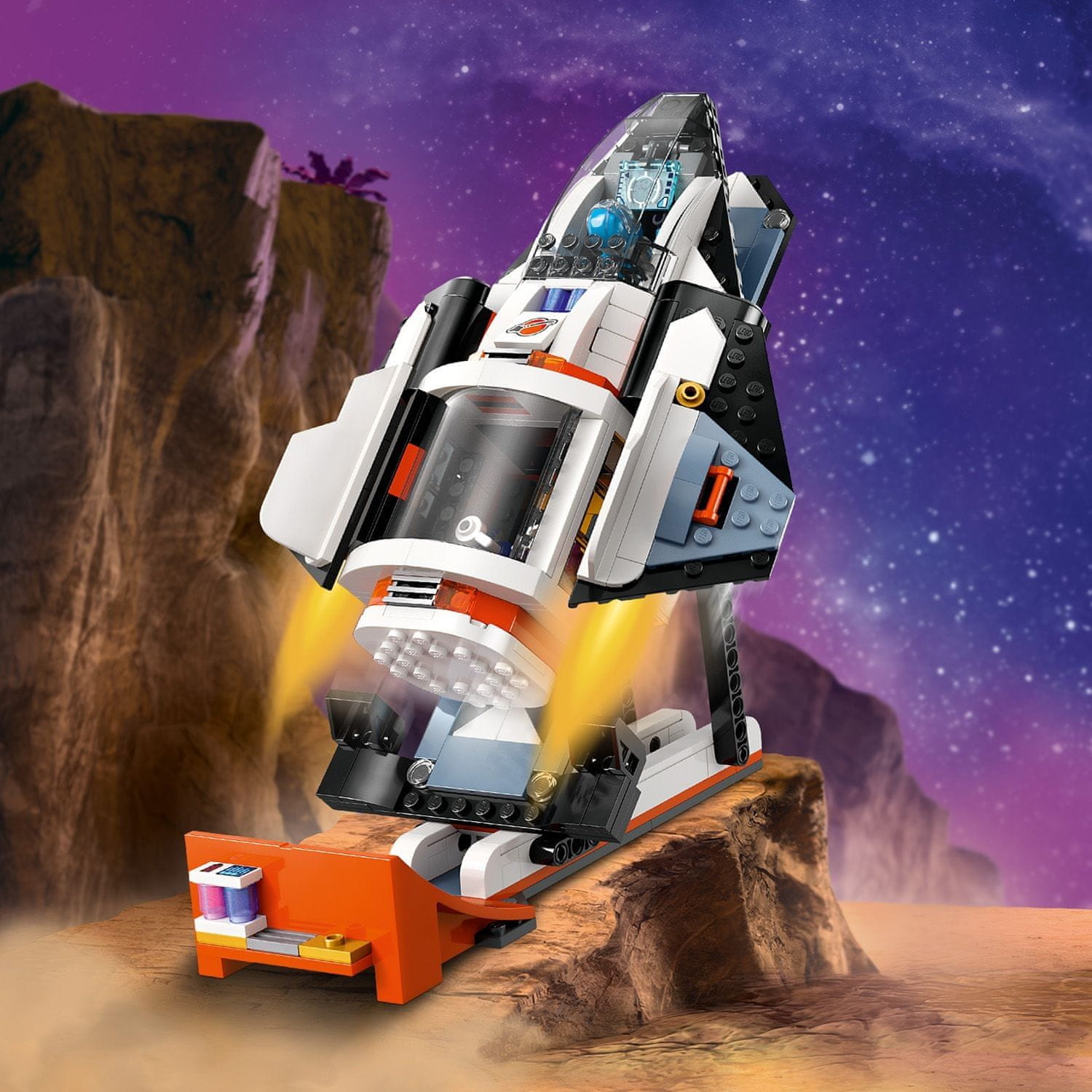 LEGO City 60434 Vesmírná základna a startovací rampa pro raketu