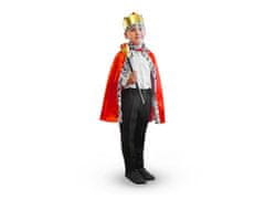 Kostým pro děti Král - pláštěnka, koruna a žezlo