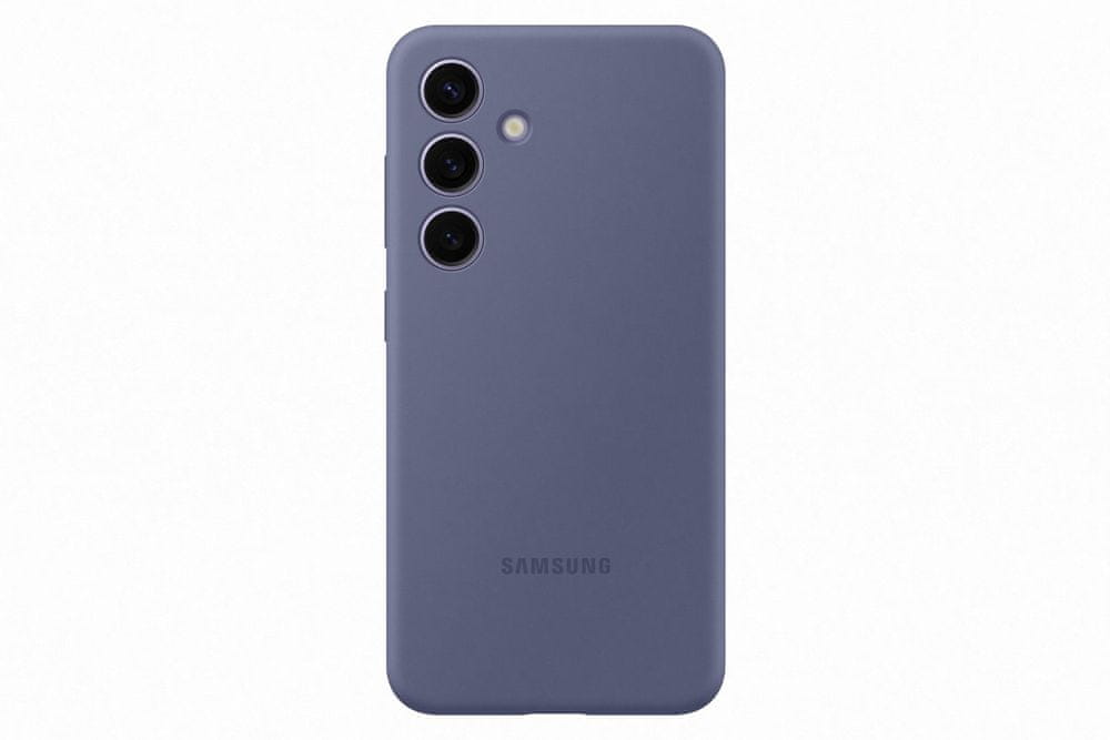 Levně Samsung Silikonový zadní kryt pro Samsung Galaxy S24 EF-PS921TVEGWW, fialový