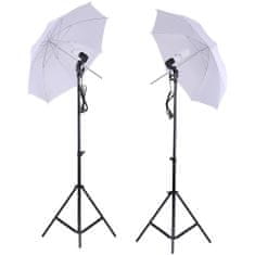 Symfony Fotostudio Set - 2x deštník, 3x plátno