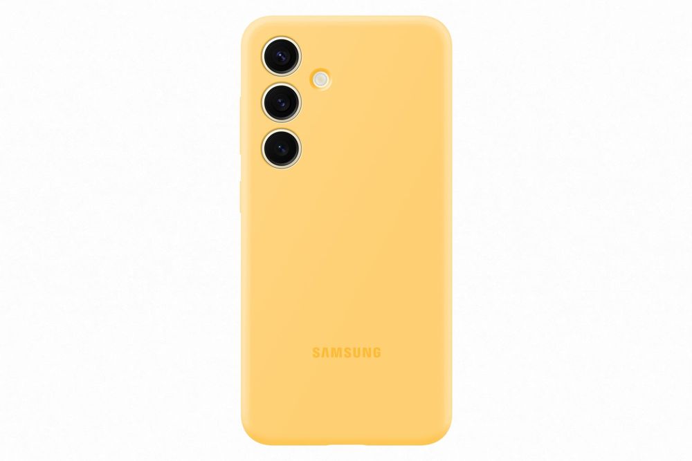 Levně Samsung Silikonový zadní kryt pro Samsung Galaxy S24 EF-PS921TYEGWW, žlutý