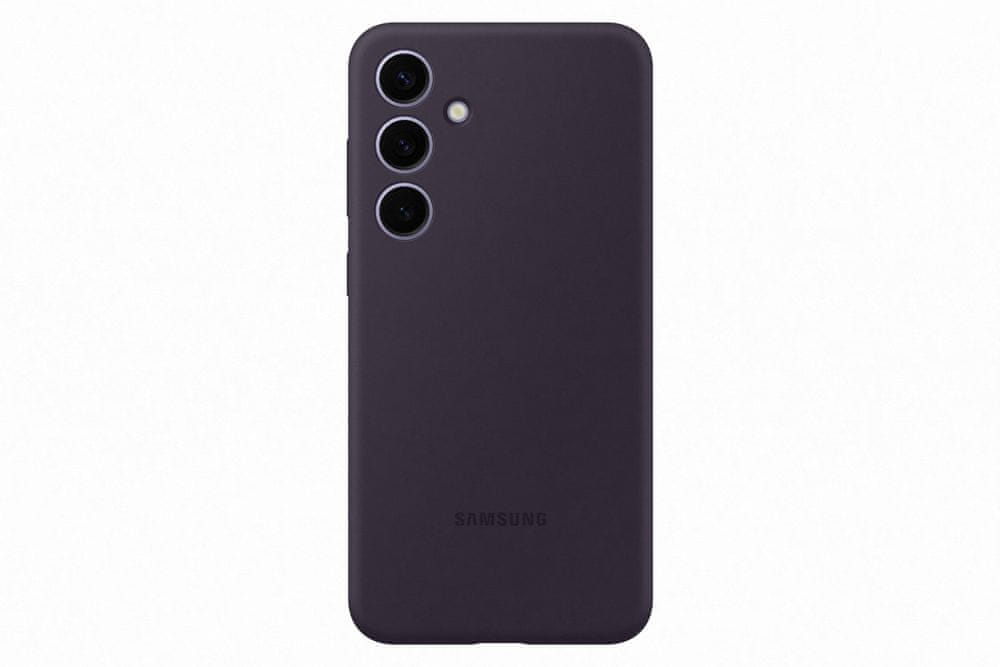 Levně Samsung Silikonový zadní kryt pro Samsung Galaxy S24 Plus EF-PS926TEEGWW, tmavě fialový