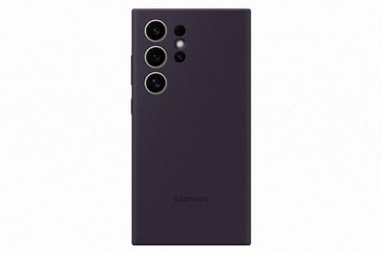 Samsung Silikonový zadní kryt pro Samsung Galaxy S24 Ultra EF-PS928TEEGWW, tmavě fialový