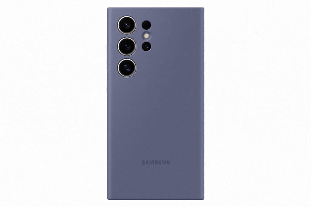 Levně Samsung Silikonový zadní kryt pro Samsung Galaxy S24 Ultra EF-PS928TVEGWW, fialový