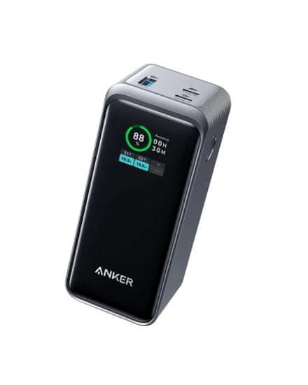 Anker Prime 20,000mAh Power Bank (200W), digitální displej, 2 x USB-c, černá