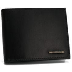 Bellugio Luxusní pánská kožená peněženka Siklo, černá