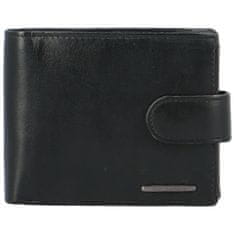 Bellugio Pánská kožená peněženka Bellugio Levi, černá