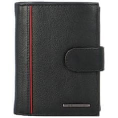 Bellugio Pánská kožená peněženka na výšku Bellugio Finn, černá