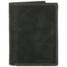 Bellugio Pánská kožená peněženka na výšku Bellugio Malcomi, černá