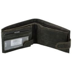 Bellugio Pánská kožená peněženka na šířku Bellugio Louiss, černá
