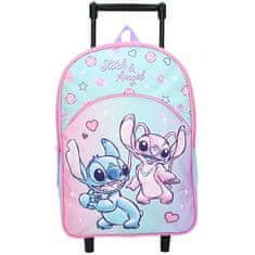 Vadobag Dětský cestovní batoh na kolečkách Stitch & Angel