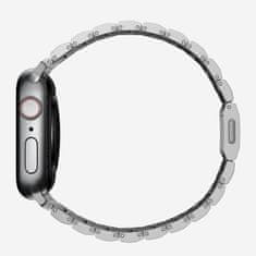 Nomad Titanium Band - Titanový náramek pro Apple Watch 45 / 49 mm, stříbrný
