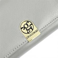 Gregorio Trendy dámská kožená peněženka Juana, šedá