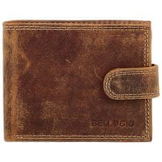 Bellugio Pánská kožená peněženka Bellugio Mason, světle hnědá