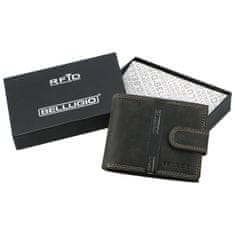 Bellugio Pánská kožená peněženka Bellugio Mason, černá