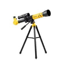 JOKOMISIADA Teleskop Luneta na stativu, 20-30-40x, žlutý