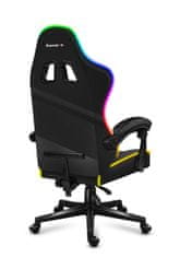 Huzaro Herní židle Fotel obrotowy Force 4.4 RGB BLACK