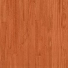 Greatstore Patrová postel voskově hnědá 75 x 190 cm masivní borové dřevo