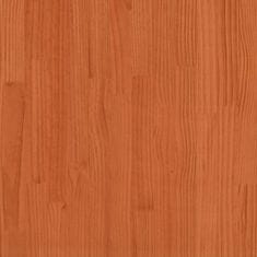 Greatstore Patrová postel voskově hnědá 90 x 190 cm masivní borové dřevo