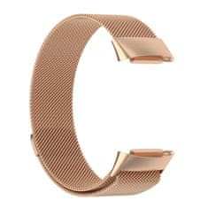 Drakero Milánský tah pro Fitbit Charge 5 zlato-růžový L