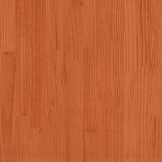 Greatstore Patrová postel voskově hnědá 90x190 cm masivní borové dřevo