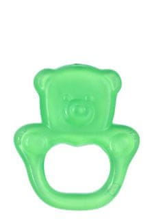 BabyOno Kousátko gelové Medvídek - Zelené