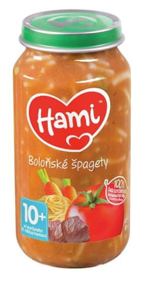 Hami Špagety s hovězím a zeleninou (250 g) - maso-zeleninový příkrm