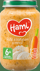 Hami Rýže s kuřecím masem (200 g) - maso-zeleninový příkrm