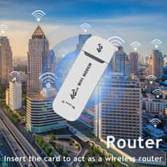 Síťový adaptér USB, modem pro wifi, router je lehký a přenosný, vytvořte si vlastní wifi bod a sdílejte internet s přáteli, kdekoli jste, vynikající pro domov, auto nebo kancelář, WifiModem