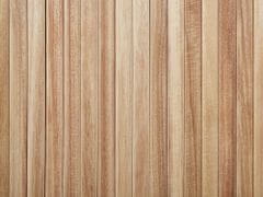 Beliani Dřevěná 2dveřová komoda 130 cm světlé dřevo MANARA
