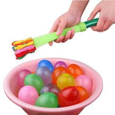 Netscroll 111 dílná sada vodních balónků + 1 sada ZDARMA, 2 sady za cenu jedné, balónky všech barev, snadné plnění, 1-1WaterBallons
