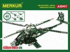 Merkur Merkur Helikopter Set, 515 dílů, 40 modelů