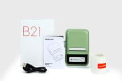 Niimbot Niimbot Tiskárna štítků B21S Smart, zelená + role štítků 210ks