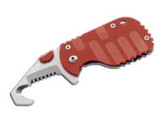 Böker Plus 01BO584 RESCOM RED taktický kapesní nůž 4,6 cm, červená, FRN