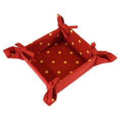  Textilní košík 34 x 34 cm, Červená kočka