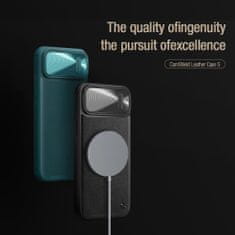Nillkin Kryt CamShield S Leather Magnetic Case for Apple iPhone 14/13 , barva modrá
