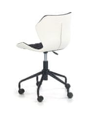 Halmar Kancelářská židle Dorie černá/bílá