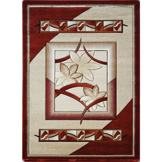 Berfin Dywany AKCE: 140x190 cm Kusový koberec Adora 5197 D (Red leaves)