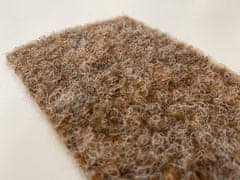 AKCE: 145x209 cm Metrážový koberec Santana 12 béžová s podkladem resine, zátěžový (Rozměr metrážního produktu Bez obšití)