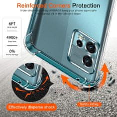 Techsuit Anti Shock silikonové pouzdro pro Motorola Moto G72 - Transparentní KP29947