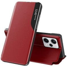 IZMAEL Elegantní knižkové pouzdro View Case pro Xiaomi Redmi Note 12 Pro/Poco X5 Pro 5G - Červená KP29952
