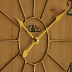Prim Dřevěné designové hodiny Magical, hnědá