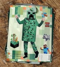 bHome Dětský kostým Minecraft Creeper 128-134 L