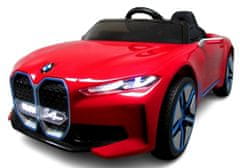Bmw AUDI BMW i4 Red Battery Car EVA Leather Pilot