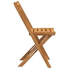 Petromila Skládací bistro židle 6 ks masivní akáciové dřevo