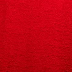 Greatstore Koberec HUARTE krátký vlas měkký a pratelný červený 100x200 cm
