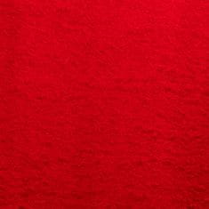 Greatstore Koberec HUARTE krátký vlas měkký a pratelný červený 240x240 cm