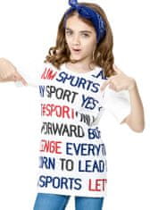 WINKIKI Dívčí tričko Sport 152 bílá